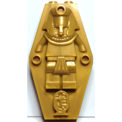 二手 樂高 LEGO 埃及 法老 棺材 絕版 30164+30163 珍珠金棺材板+藍色棺材底-細節圖7
