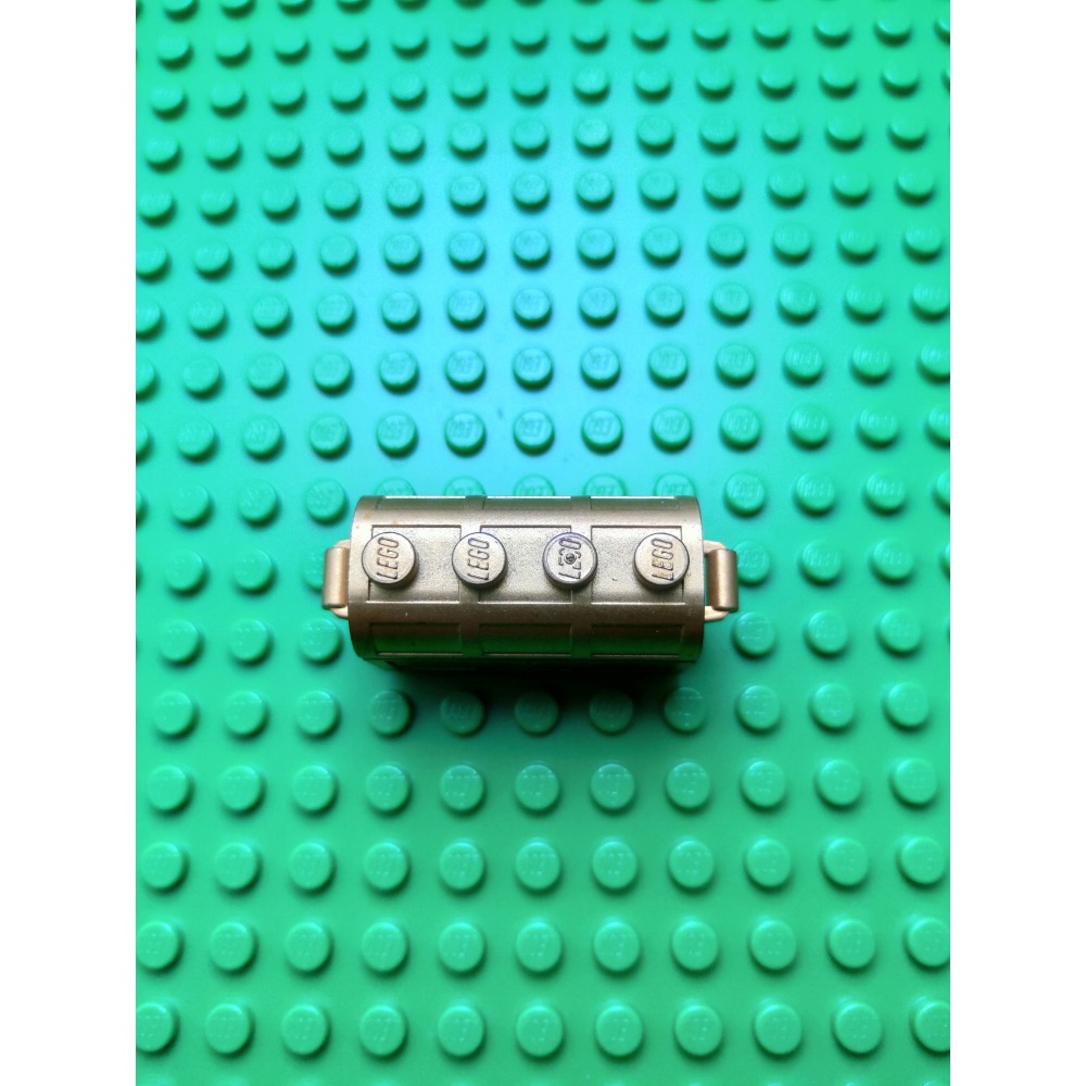 二手 lego 樂高 零件 絕版 7622獨佔 寶箱 箱子  金屬金  4738a+4738b-細節圖2