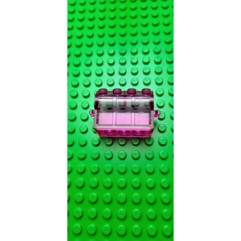 二手 lego 樂高 零件 絕版 5842 5823 寶箱 箱子 透明粉 4738a+4738b-細節圖5