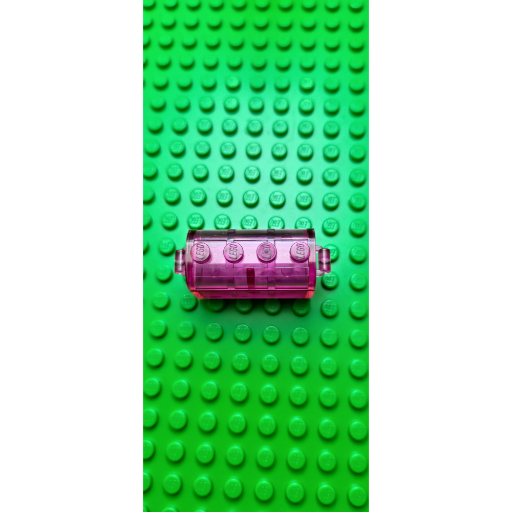 二手 lego 樂高 零件 絕版 5842 5823 寶箱 箱子 透明粉 4738a+4738b-細節圖6