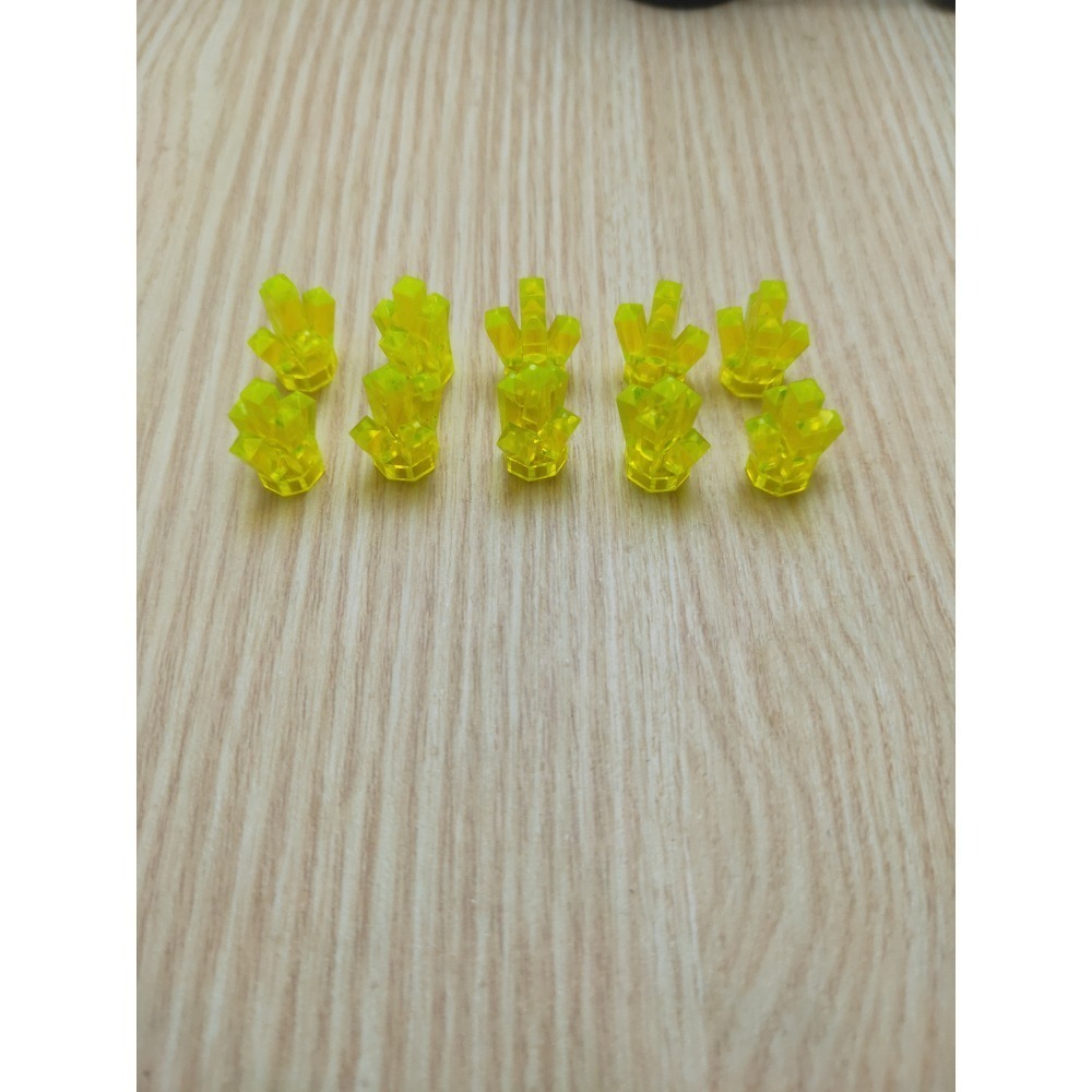全新 樂高 LEGO 水晶 寶石 透明螢光綠 52-規格圖2