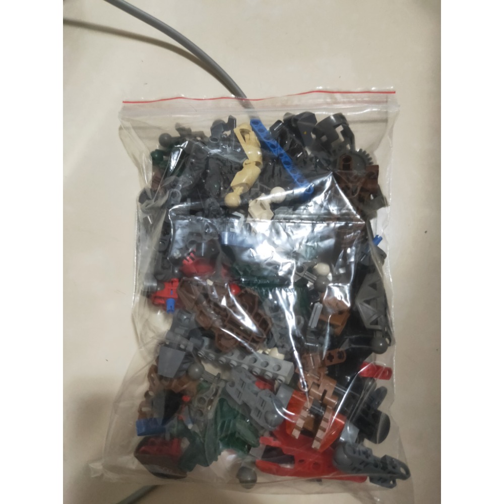 二手 樂高 LEGO  bionicle 生化戰士 配件 零件 散磚 600g-細節圖4