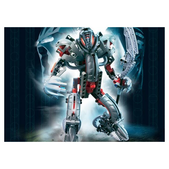 二手 樂高 LEGO  bionicle 生化戰士 零件 盔甲 胸甲 稀有  珍珠深灰色 深藍 43558-細節圖2