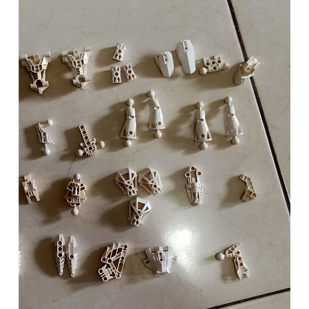 (有興趣的零件請圈起詢問) 二手 樂高 LEGO 零件 bionicle 生化戰士 白色-細節圖3
