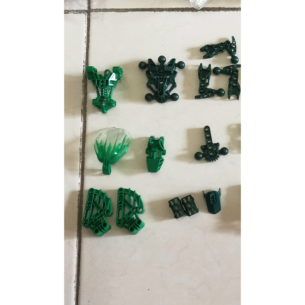(有興趣的零件請圈起詢問) 二手 樂高 LEGO 零件 bionicle 生化戰士 綠色 深綠 檸檬綠-細節圖2