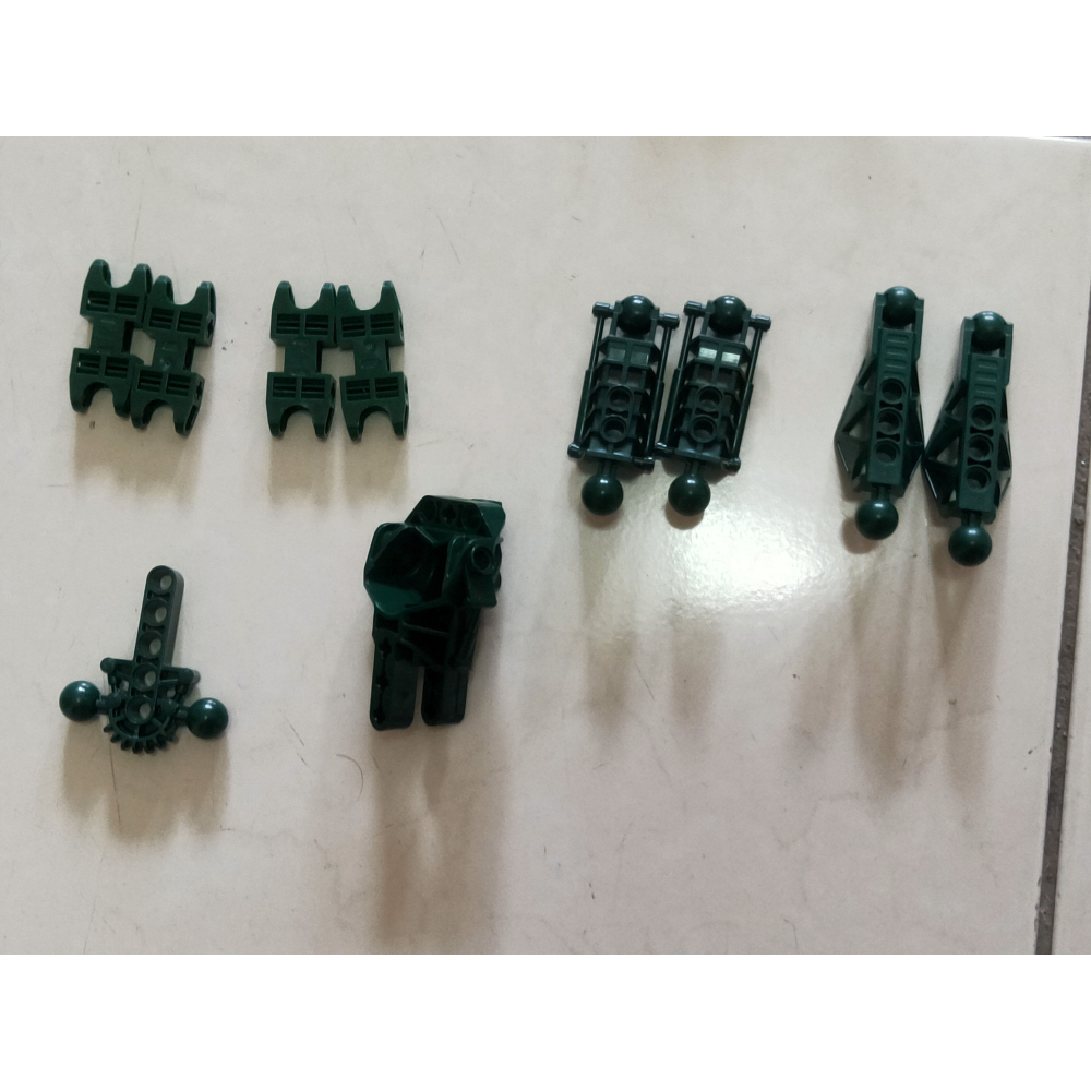 (有興趣的零件請圈起詢問) 二手 樂高 LEGO 零件 bionicle 生化戰士 綠色 深綠 檸檬綠-細節圖3