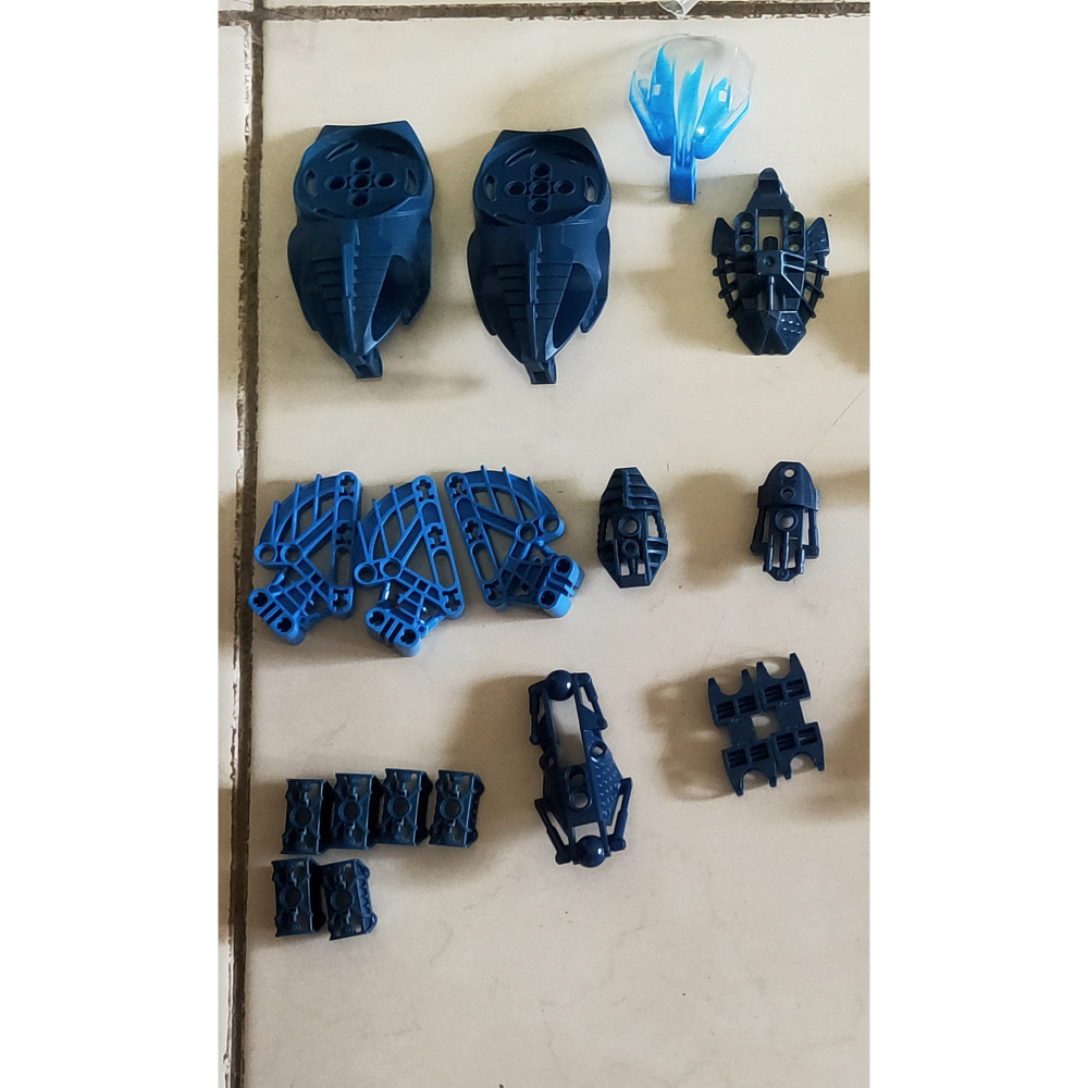 (有興趣的零件請圈起詢問) 二手 樂高 LEGO 零件 bionicle 生化戰士 藍色 深藍 沙藍 淺藍-細節圖3