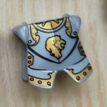 二手 樂高 lego 盔甲 騎士 金屬銀 平光銀 獅國 頭盔 2587 x167 2587pb23-規格圖2