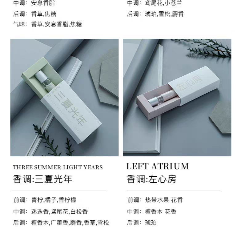 初戀與你 10ml 滾珠香水｜便攜式小眾香氛｜天然植物成分｜持久淡香｜SHIMANG-細節圖8