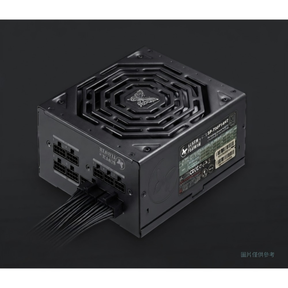 振華Leadex Titanium 750W 鈦80+ 電源供應器 SF-750F14HT(附線材)-細節圖2