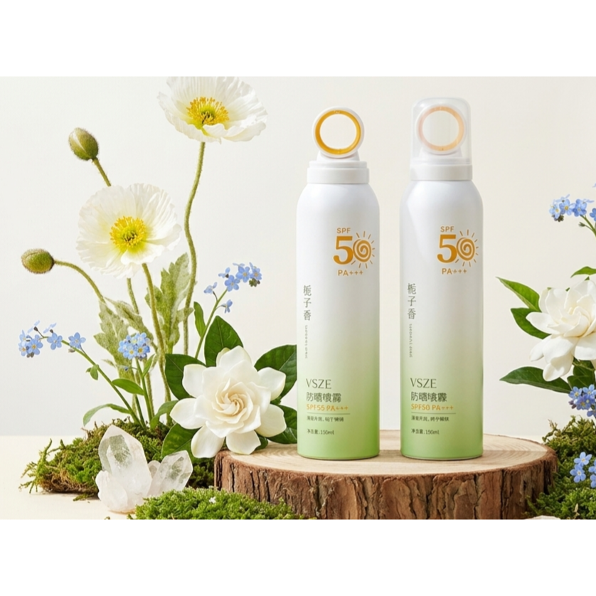 【清爽補防曬】VSZE 梔子香防曬噴霧 150ml | SPF50+ PA+++ 細緻霧感 戶外日常適用 隨身補噴首選-細節圖6