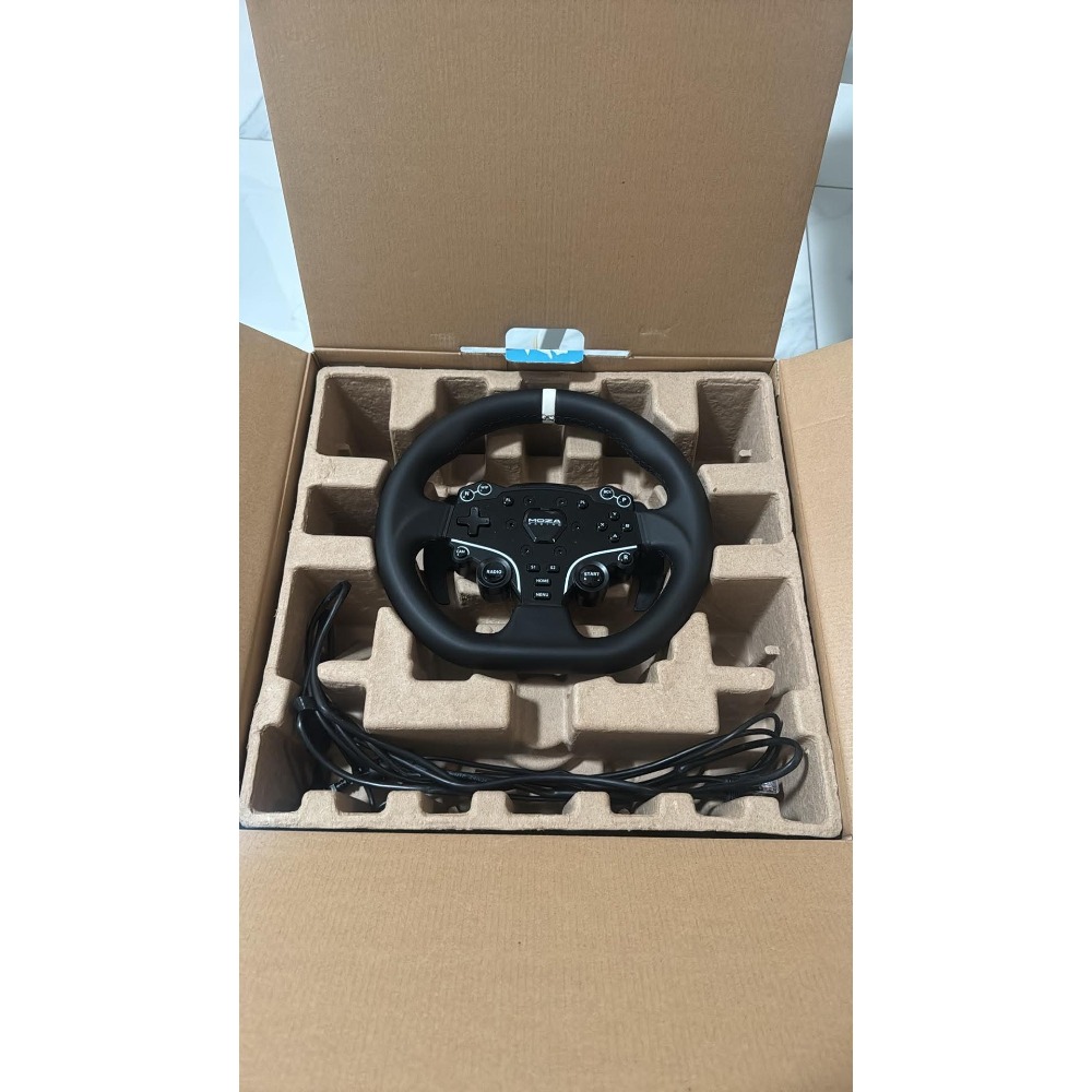 【二手 MOZA R5】直驅模擬賽車方向盤組 5.5Nm 基座+ES轉向盤+SR-P Lite雙踏板力回饋直驅套裝-細節圖7