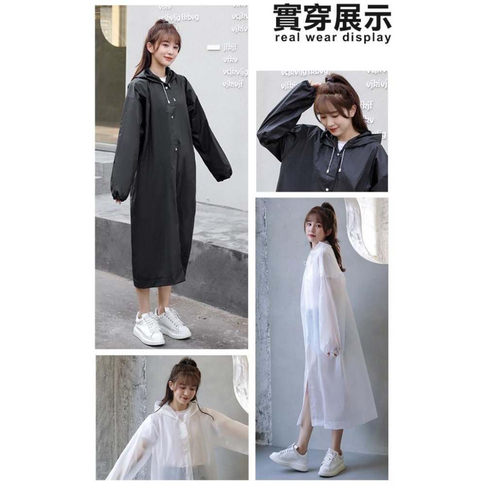 18絲磨砂EVA特厚成人雨衣(150S)-細節圖5