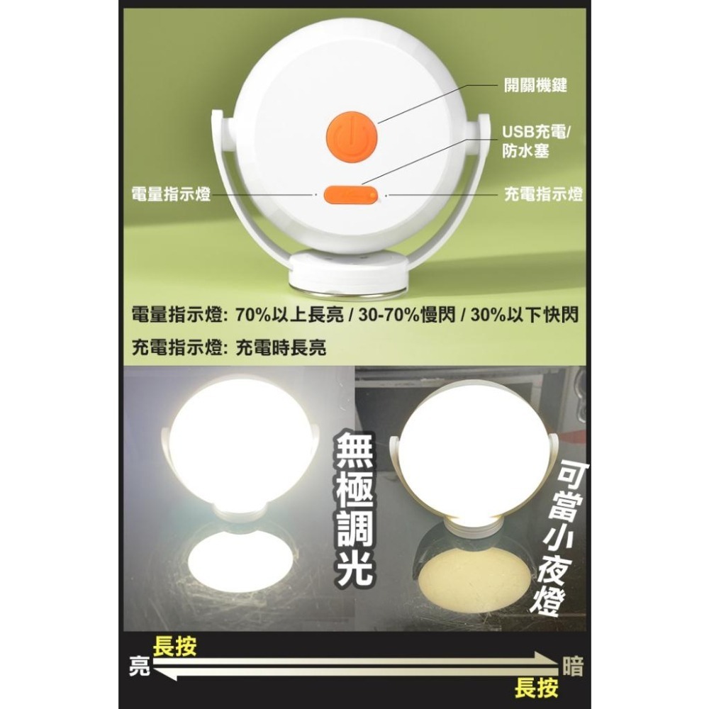 720°旋轉多功能LED防水八爪露營燈(Q8-05)-細節圖7