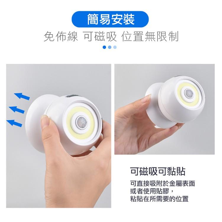 【USEFUL】360度旋轉智慧感應燈 感應燈 旋轉燈 LED燈 360度轉燈(UUL-LED1005P)-細節圖4