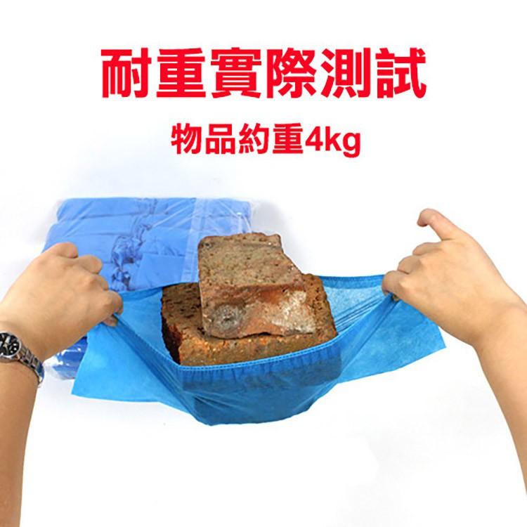 【WIDE VIEW】無塵室無紡布鞋套藍100雙 無紡布 室內 防滑耐磨 加厚 一次性鞋套(U(DF-300100P)-細節圖6