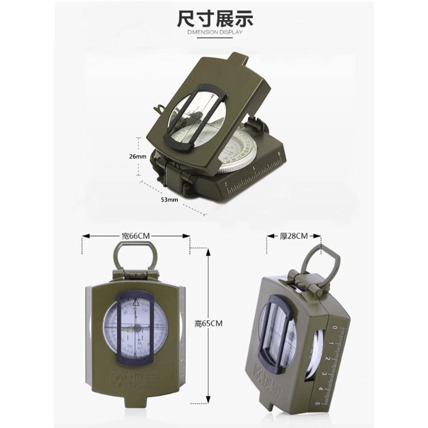 【UP101】專業級高精密指南針 大號不鏽鋼指南針 指南針 戶外求生探險旅遊 專業級指南針(UK4580P)-細節圖9