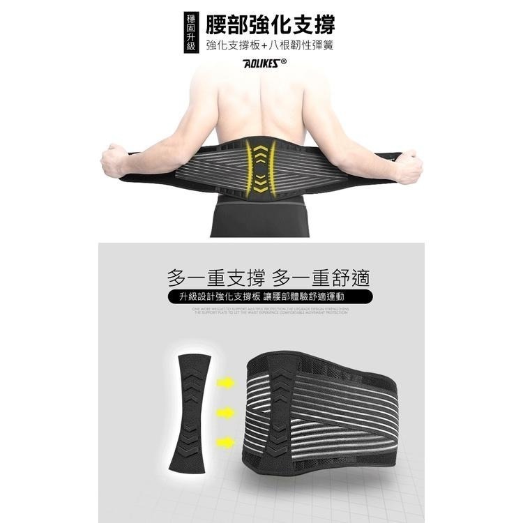 【AOLIKES】透氣彈力加壓固定腰帶(ALX-7998)-細節圖2
