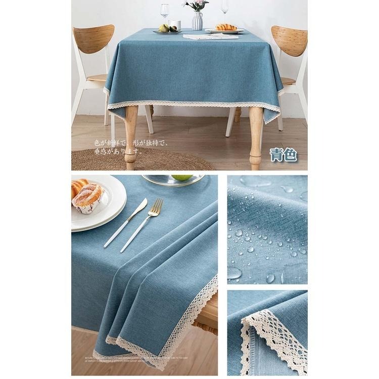 140x200日系純色棉麻防水桌布(TN1420)-細節圖8