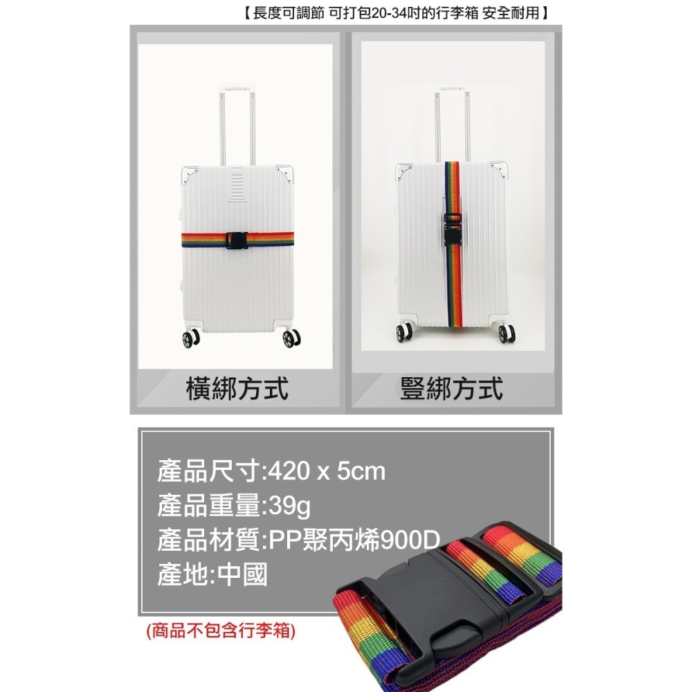 一字行李箱束帶(BD300)-細節圖5