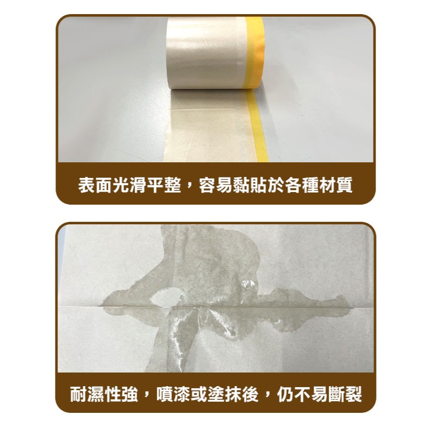 【UP101】LIKS台製養生遮蔽膠帶(遮蔽膠帶 防塵膠帶 防水膠帶 防塵膜 遮蔽膜 和紙膠帶)-細節圖5