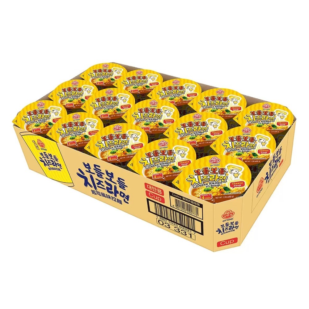 【Ottogi】不倒翁 起司風味湯杯麵62公克X15入(136996)-細節圖4