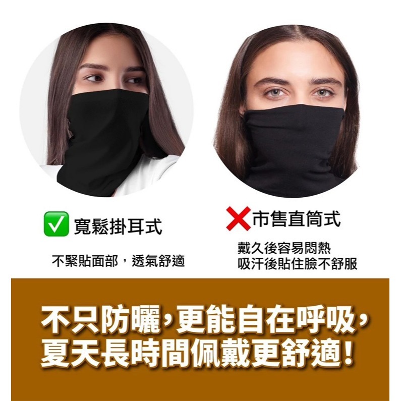 【Amiss】台灣製抗UV耳掛式涼感防曬面罩(KT-166)-細節圖4