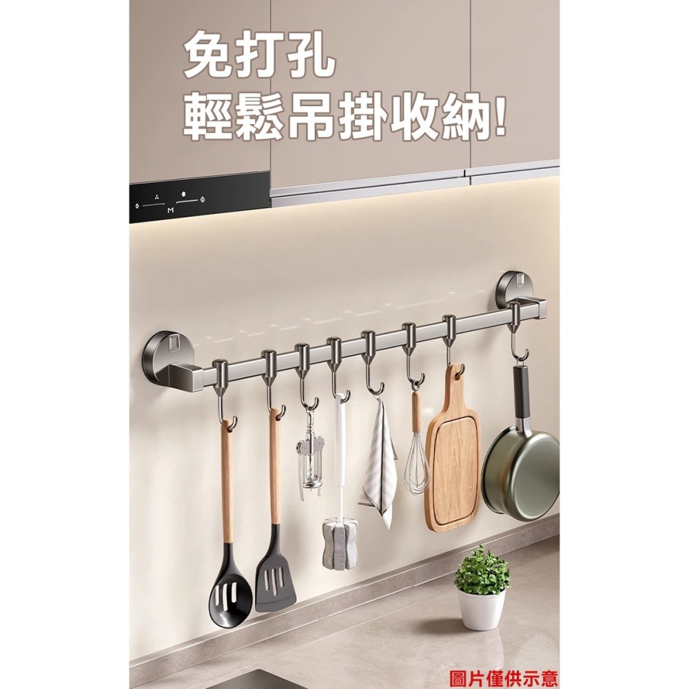 42cm吸盤式可移動掛鉤架(5C04Q40)-細節圖2