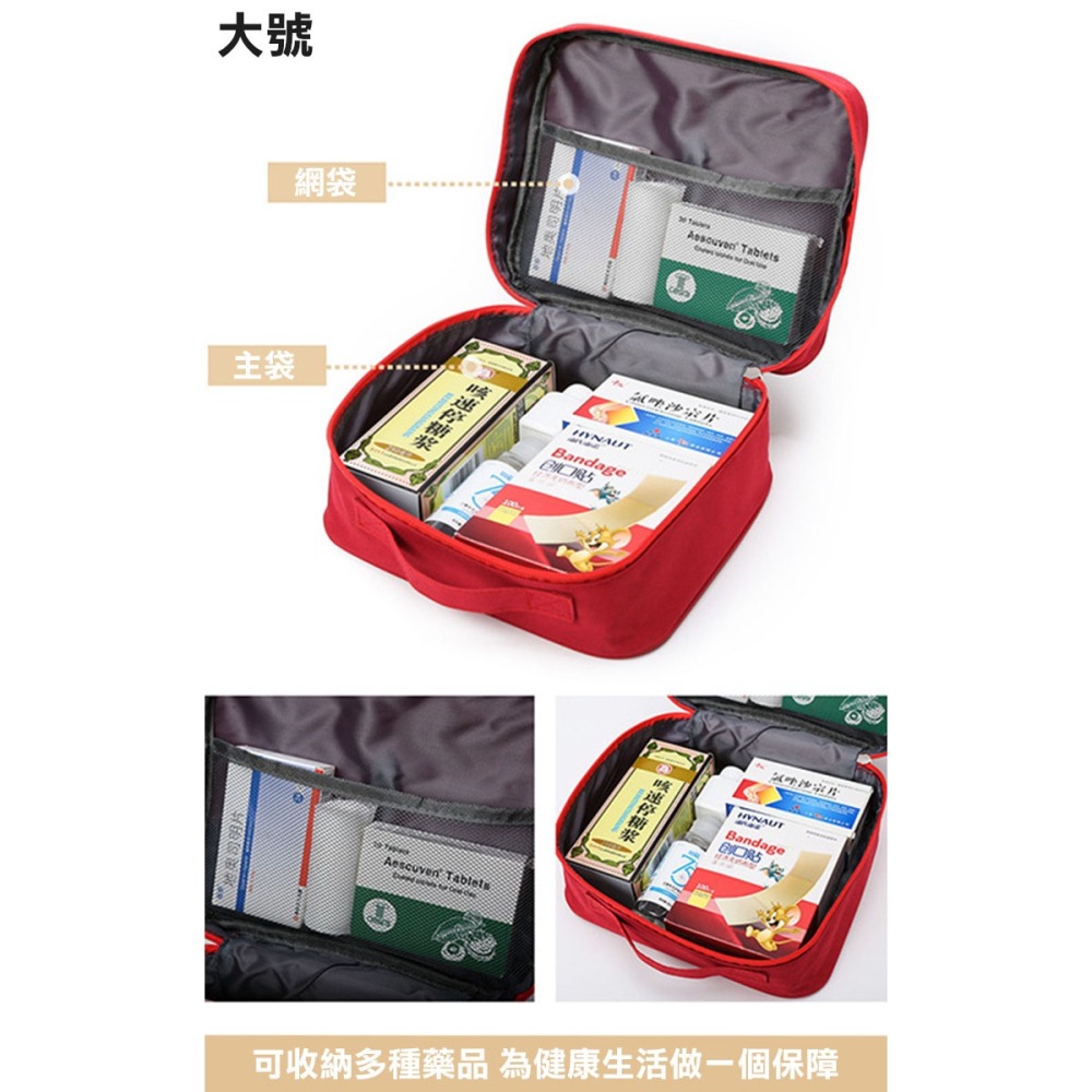 【COMET】多功能醫藥收納包大+小超值組(086)-細節圖2