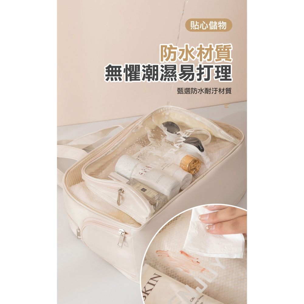 獨立鞋倉透明游泳包(PVCXSB)-細節圖6