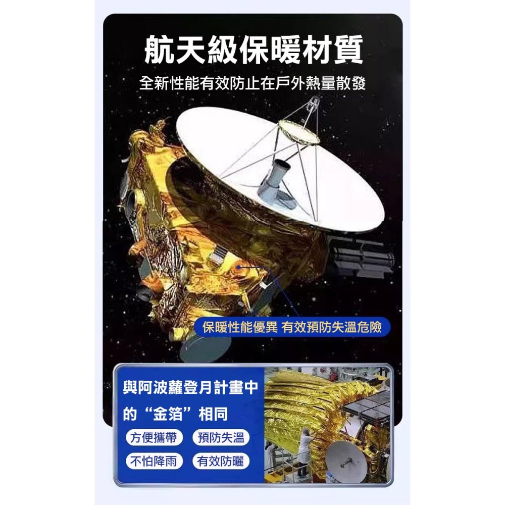 130x210cm戶外急救保暖毯(ST-TB01)-細節圖3