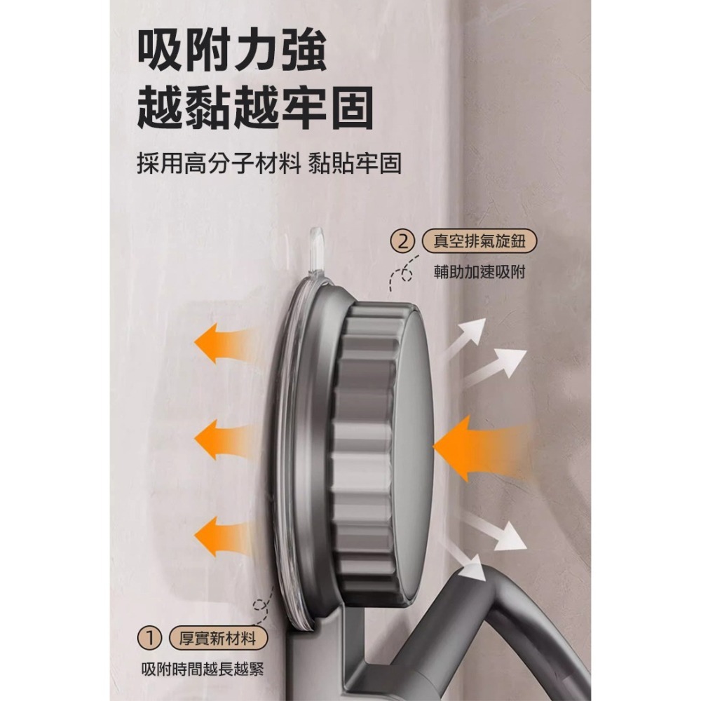 34cm吸盤式廚房紙巾架(毛巾架 掛架 捲紙架 抹布置物架 保鮮膜置物架 掛架/2C04Q1)-細節圖5