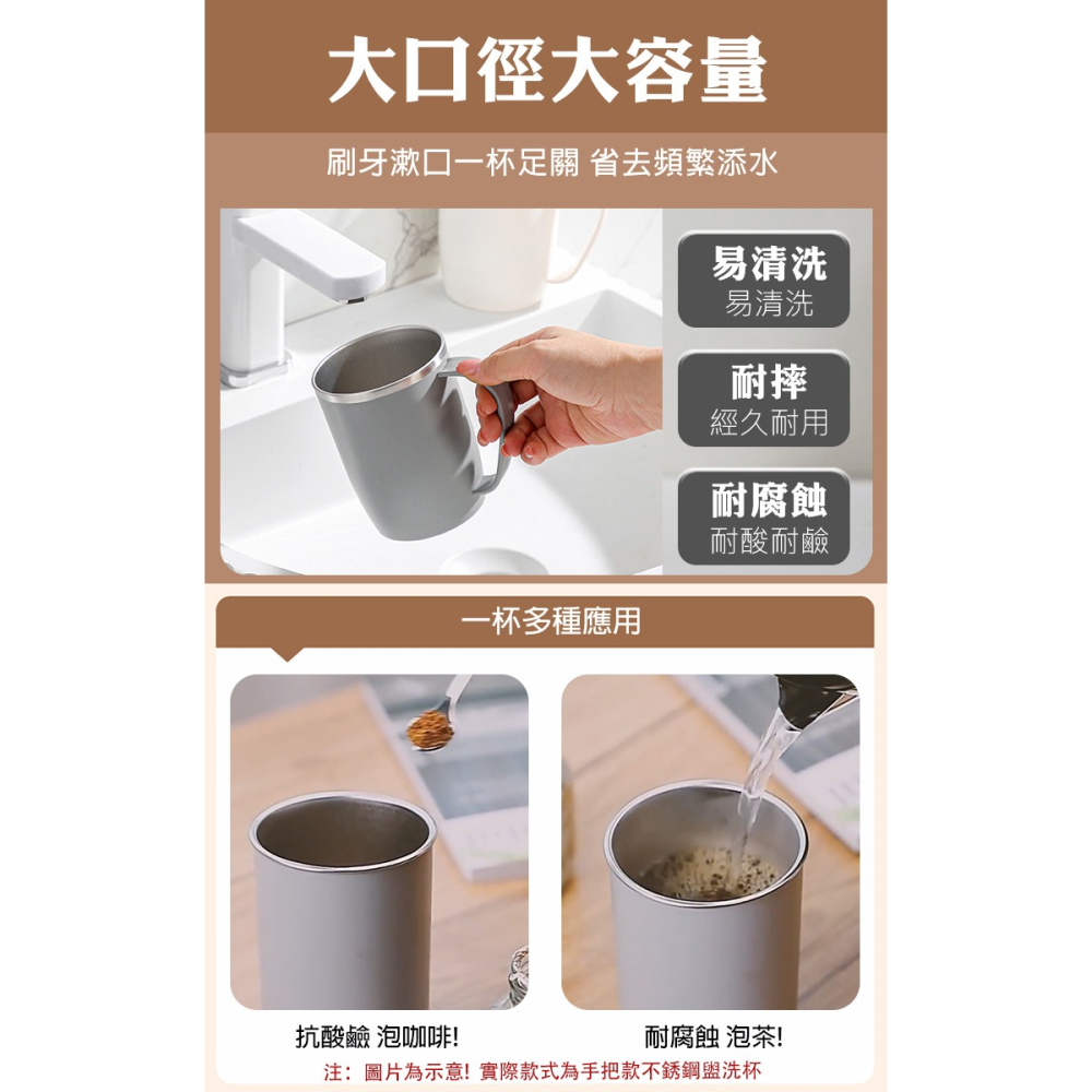 不銹鋼倒置瀝水漱口杯-細節圖3