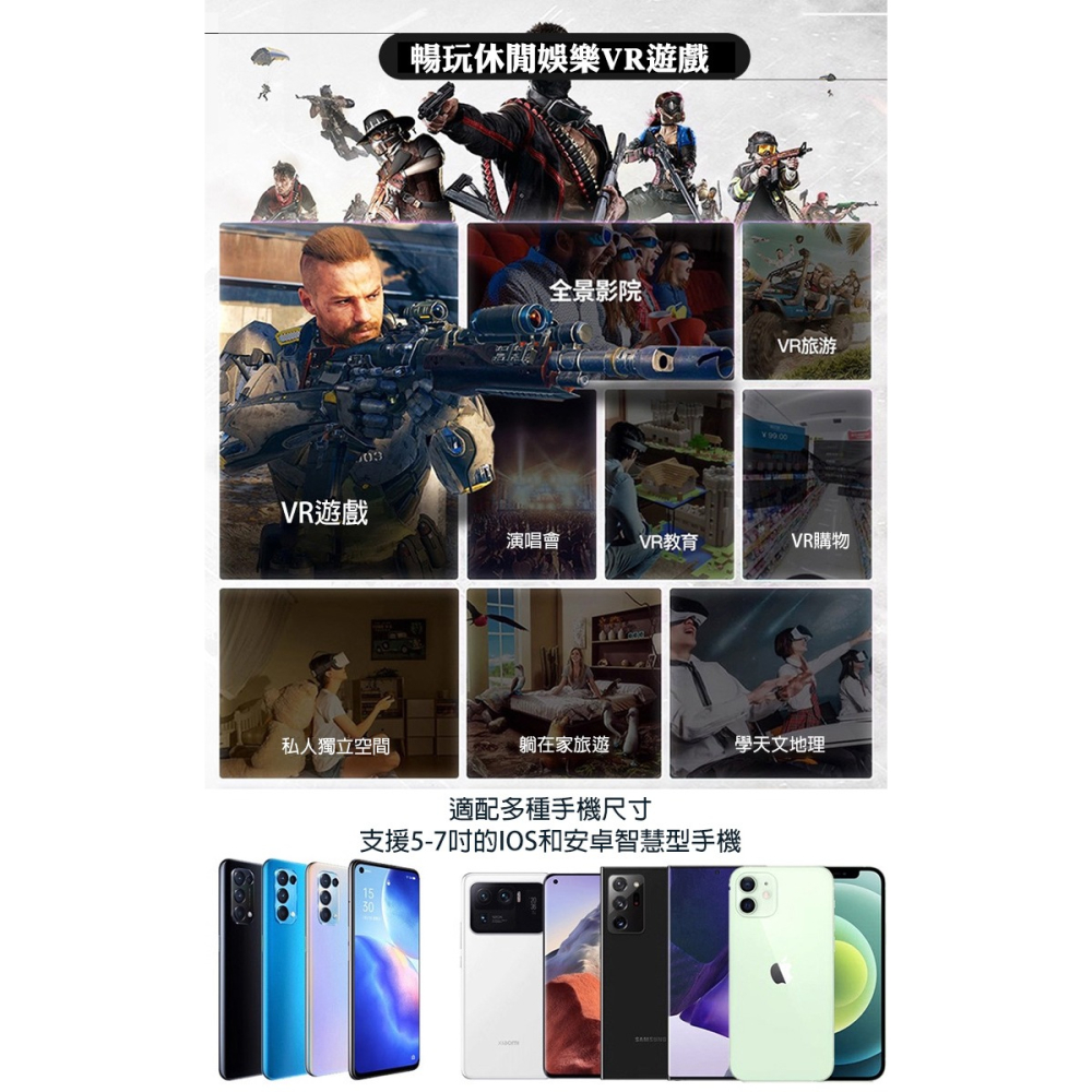 【WIDE VIEW】大視角3D頭戴立體藍光VR虛擬眼鏡(VR VR頭盔 VR 元宇宙 3D眼鏡 VR手機/P68)-細節圖5