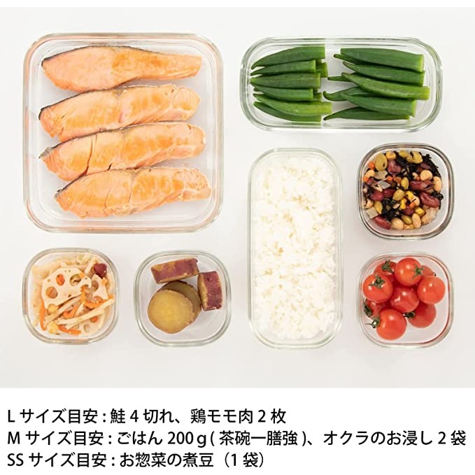 (黃色缺貨,橄欖綠預購,其餘現貨)Iwaki 耐熱玻璃保鮮盒-7件組-細節圖3