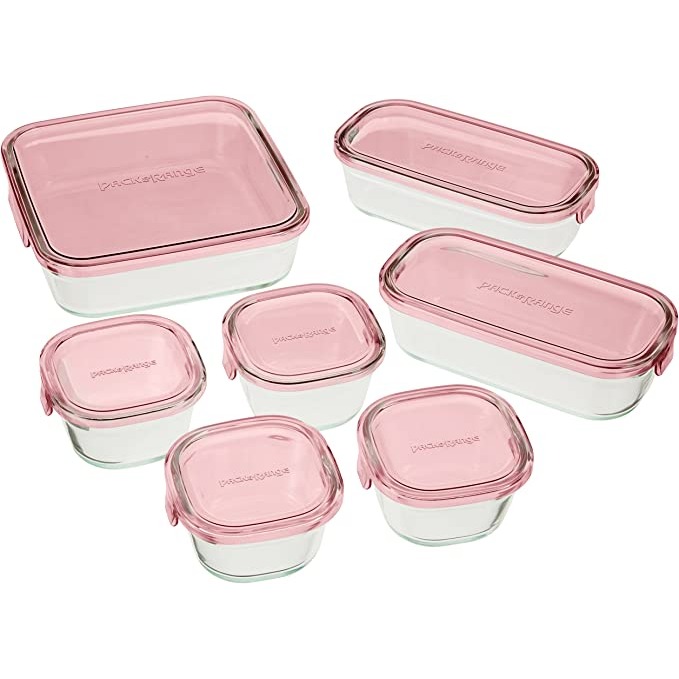 (黃色缺貨,橄欖綠預購,其餘現貨)Iwaki 耐熱玻璃保鮮盒-7件組-細節圖9