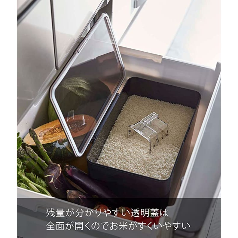 (預購)Yamazaki 山崎 米桶 5千克 附量杯-細節圖8
