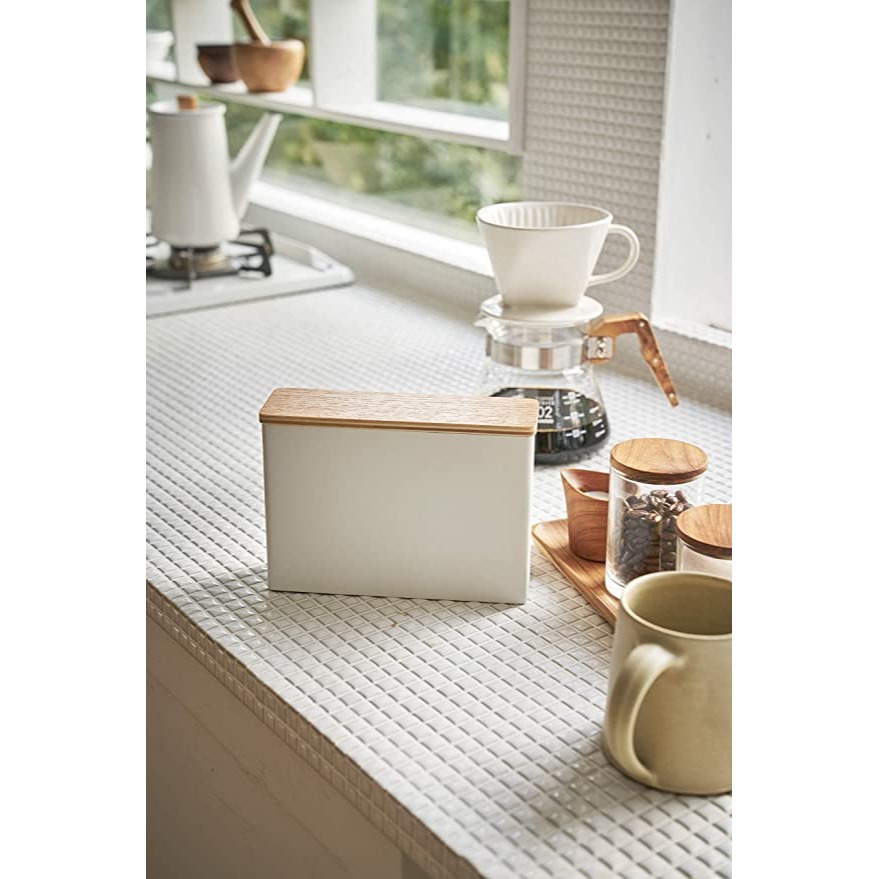 Yamazaki 山崎 木質上蓋咖啡濾紙收納盒-細節圖2