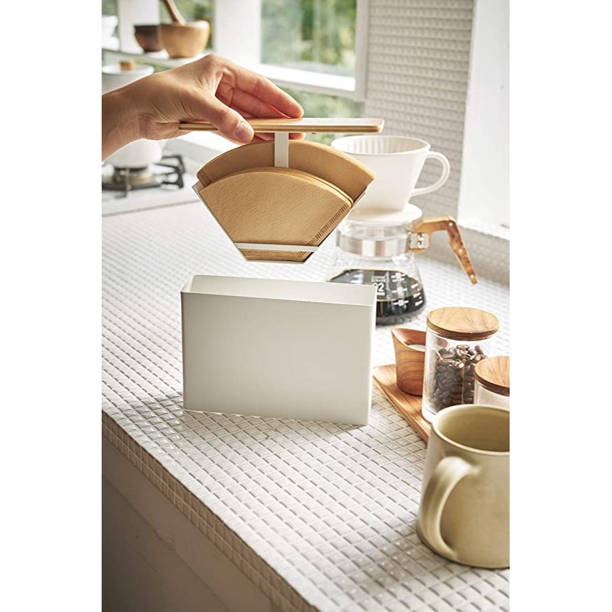Yamazaki 山崎 木質上蓋咖啡濾紙收納盒-細節圖3