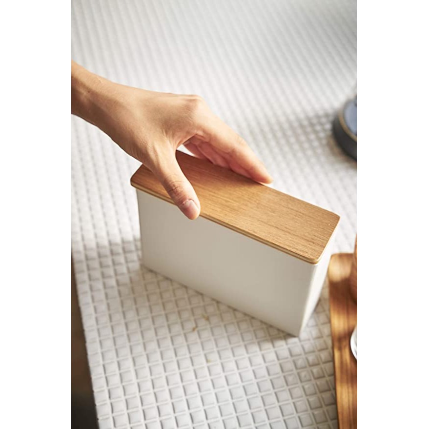 Yamazaki 山崎 木質上蓋咖啡濾紙收納盒-細節圖4