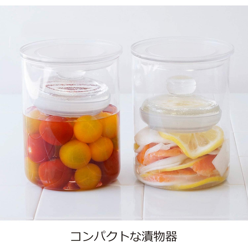 HARIO 醃漬罐(含玻璃重壓石)-細節圖2