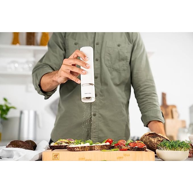 Zwilling雙人 鹽/胡椒電動研磨罐 可調節粗細-細節圖4