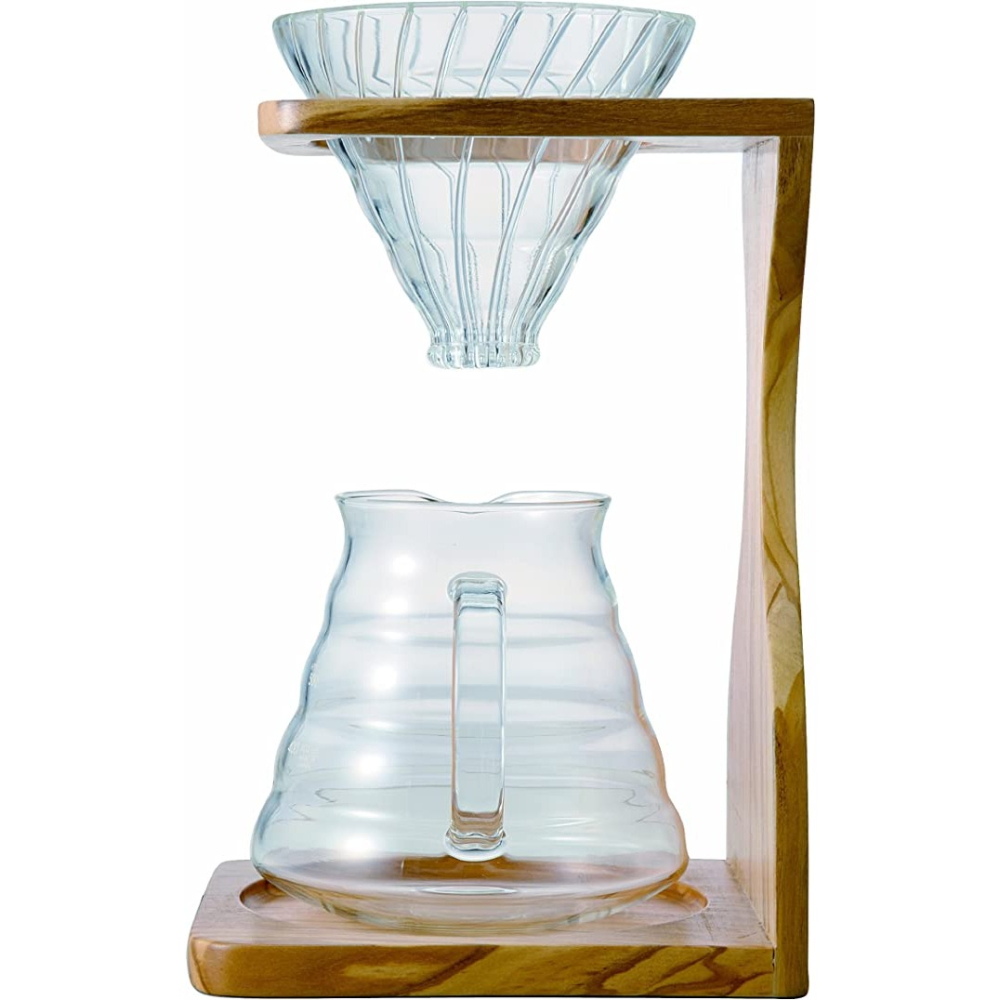 HARIO 橄欖木支架咖啡套組-細節圖2