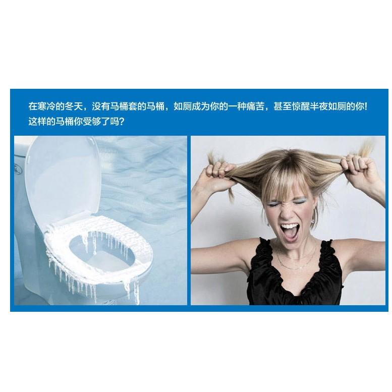 M 1442 新款加厚毛絨馬桶墊坐墊通用型粘扣式馬桶圈墊坐便器套-細節圖7