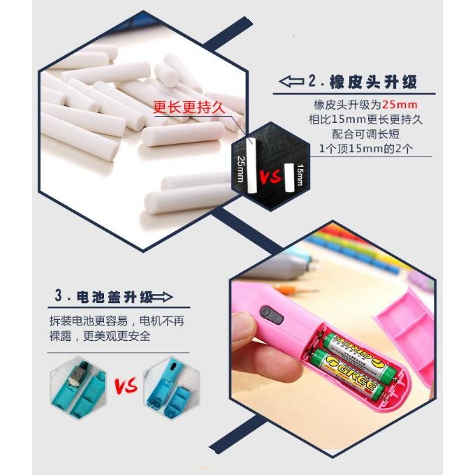 M 8301 電動橡皮擦省力干淨自動旋轉橡皮擦素描畫橡皮擦-細節圖5