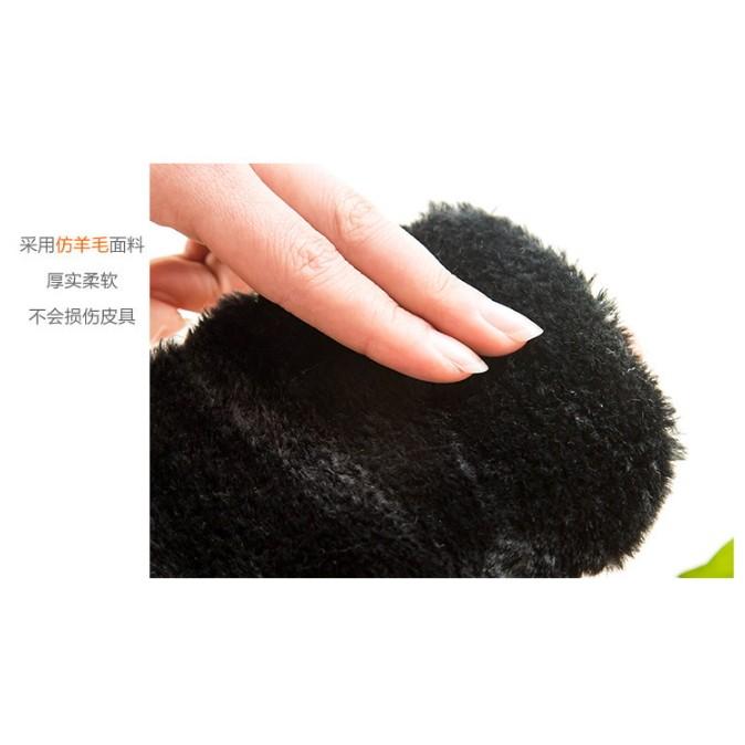 M 1214 仿羊毛擦鞋手套鞋擦上光上油手套擦鞋刷子擦鞋器不傷皮鞋-細節圖5