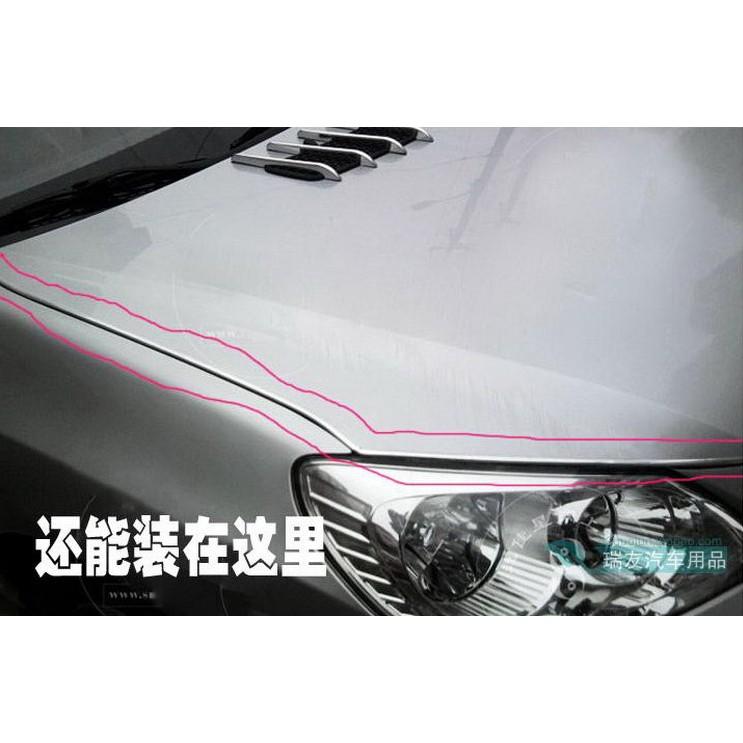 M 汽車出風口亮條 亮銀色 空調出風口 裝飾條 高檔車內裝飾8條裝(約19cm)-細節圖7