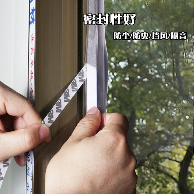 M7210 3M矽膠條門窗密封條透明防水自粘膠防風木門縫門底擋風窗戶-細節圖4