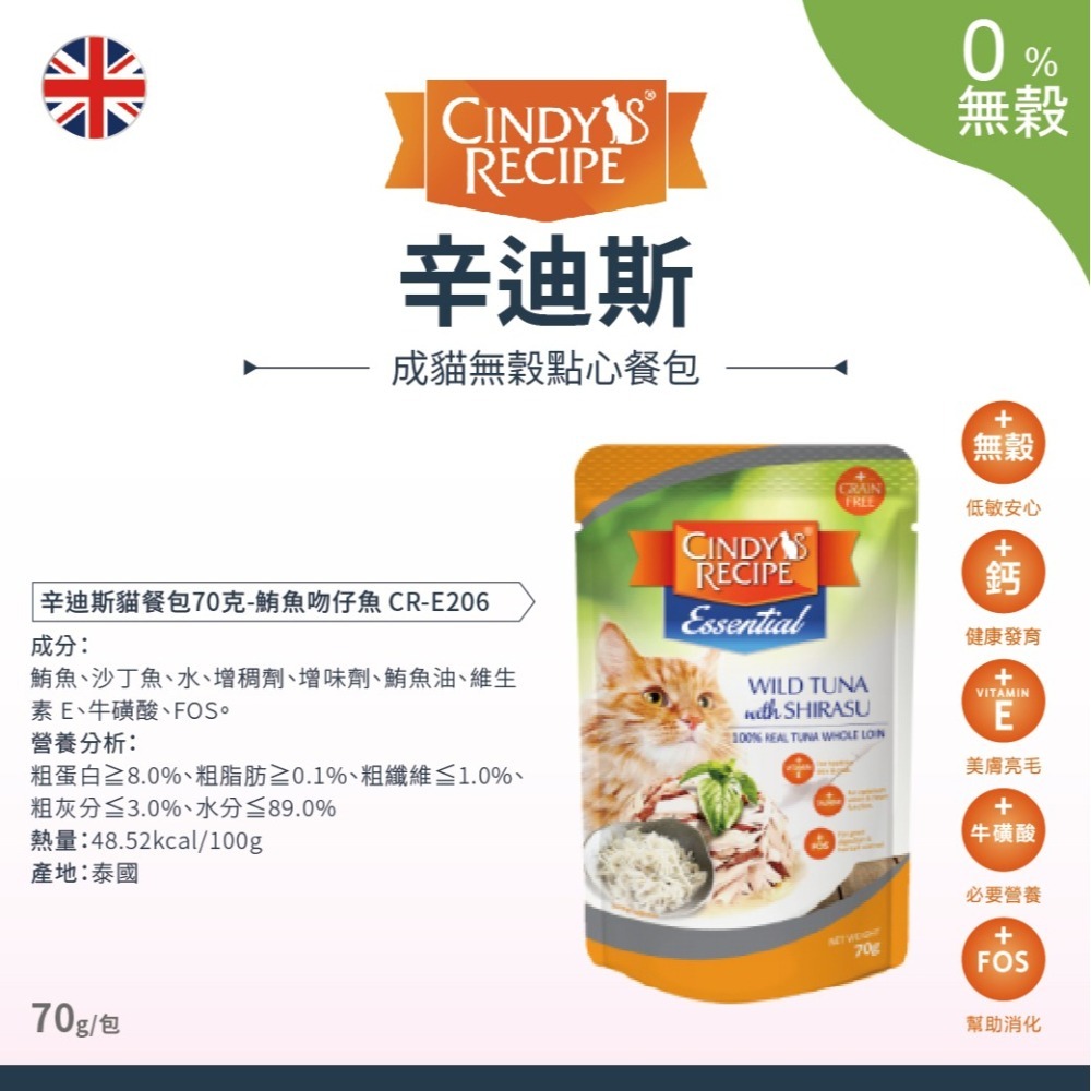 貓啊!!猫阿!!【Cindy’s Recipe✨英國辛迪斯點心餐包70g】貓副食餐包  湯餐包  貓餐包-細節圖4