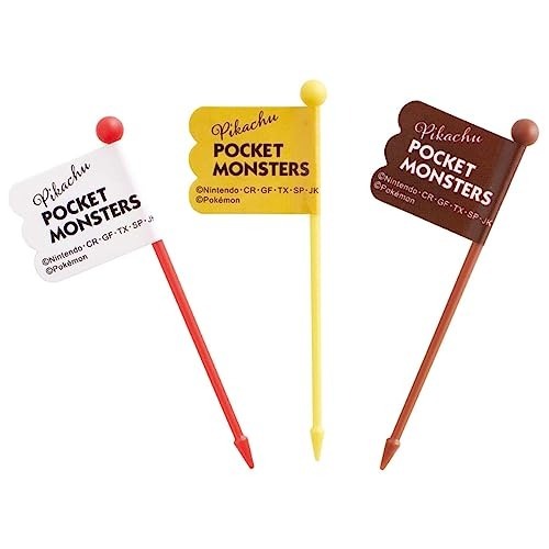 日本POKEMON正版 皮卡丘 寶可夢 食物叉 三明治叉 便當小物 小孩最愛✈克里思-細節圖3